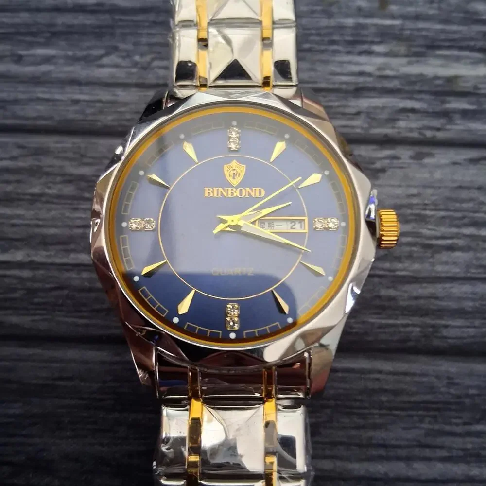 Gold‎ and Silver Men's Watch